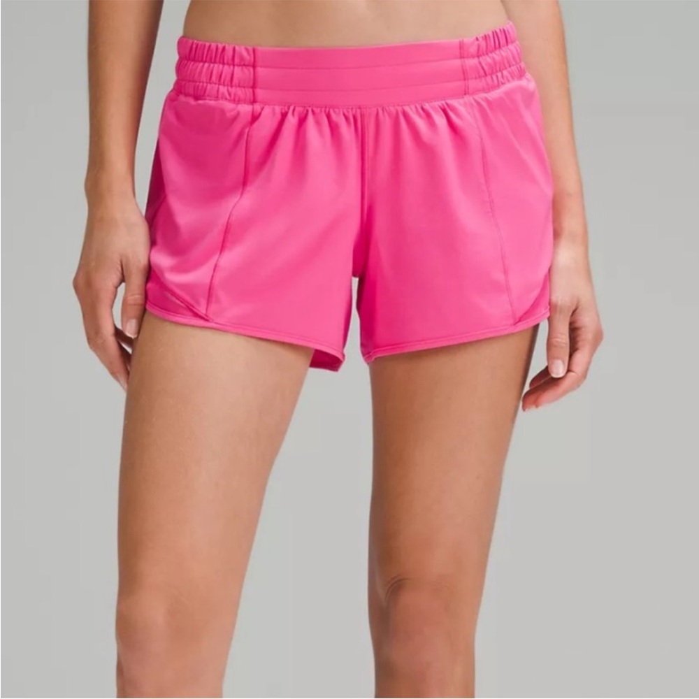 Sonic Pink Lululemon Hotty Hot Shorts